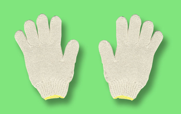 Перчатки х/б 3 нити (132 текс) 7.5 класс